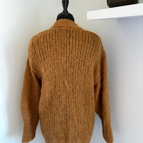 & Other Stories Warm Tan Cardigan - Picture 2 of 6